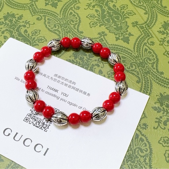 Gucci bracelet red coral bracelet - Picture 2 of 3